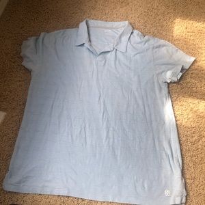 DKNY Light Blue Polo T-Shirt size XXL Short Sleeve